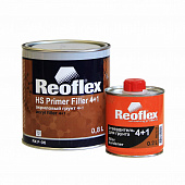 4+1 Грунт 2К Reoflex выравнивающий серый 0,8 +отв 0,2л 